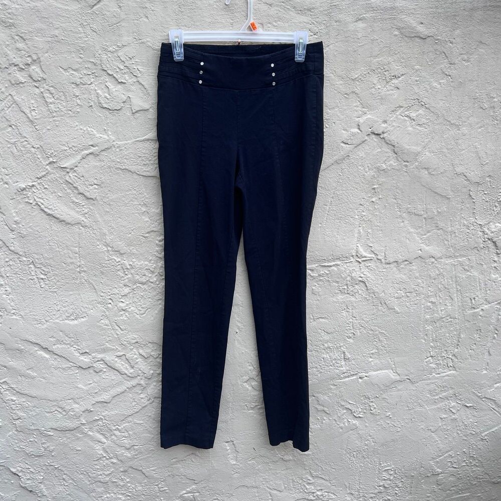 Pants black stretch office work wear sz M